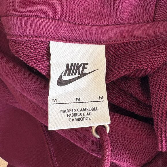 Unisex Maroon Hoodie New Size M - Picture 7 of 7